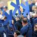 Detroit fans hold up Ks as pitcher Max Scherzer strikes out another Yankee batter during Game 4 of the ALCS and advancing to the World Series at Comerica Park in Detroit on Thursday night.